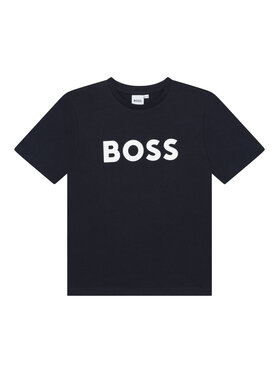 BOSS Boss T-Shirt J25P24 S Dunkelblau Regular Fit