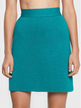 Luisa Spagnoli Luisa Spagnoli Trapecijos formos sijonas Maghi 0577288 Žalia Slim Fit