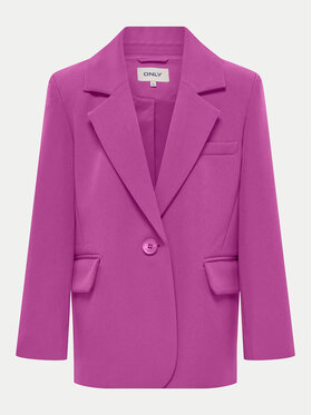 Kids ONLY Kids ONLY Marynarka Lana Berry 15300091 Różowy Oversize