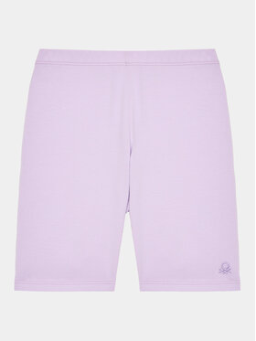 United Colors Of Benetton United Colors Of Benetton Szorty rowerowe 3MT1C901D Fioletowy Slim Fit