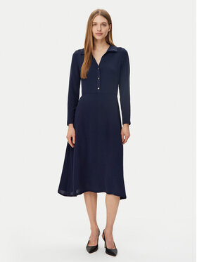 Morgan Morgan Kleid für den Alltag 251-RDINAR Dunkelblau Regular Fit