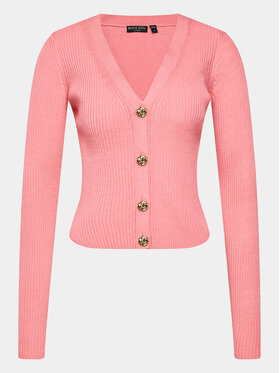 Brave Soul Brave Soul Pletena jopica LKC-248HELENAPK Roza Regular Fit