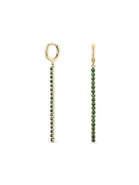 Rosefield Rosefield Kolczyki Gems Color Meaning Zielony