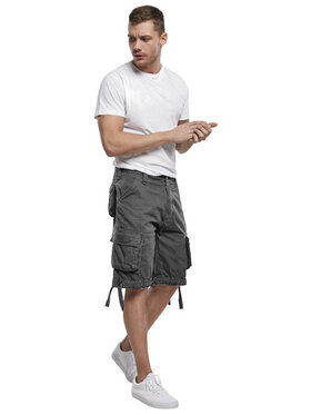 Brandit Brandit Spodnie materiałowe 2012.5.M Szary Regular Fit