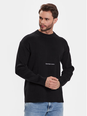 Calvin Klein Jeans Calvin Klein Jeans Sveter J30J322859 Čierna Regular Fit