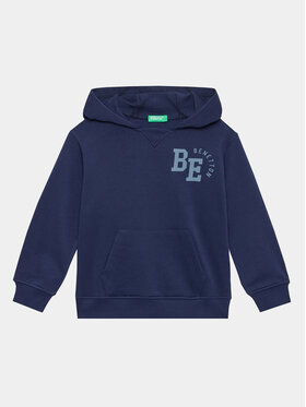 United Colors Of Benetton United Colors Of Benetton Majica dugih rukava 3J68G200E Tamnoplava Regular Fit