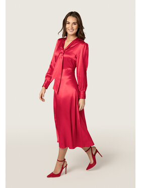 QUIOSQUE QUIOSQUE Sukienka CORDOBA DRESS Czerwony Regular Fit