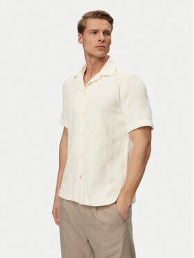 JOOP! Jeans JOOP! Jeans Πουκάμισο Hanau 30102527 Κρεμ Regular Fit