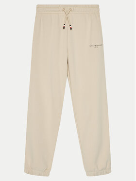 Tommy Hilfiger Tommy Hilfiger Долнище анцуг KS0KS00596 Бежов Regular Fit