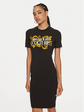 Versace Jeans Couture Versace Jeans Couture Повсякденна сукня 77HAOE05 CJ02E Чорний Slim Fit