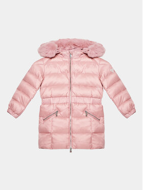 Guess Guess Пухено яке K3BL06 WB080 Розов Regular Fit
