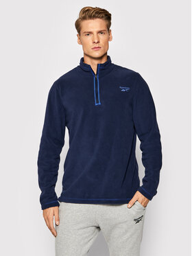 Reebok Reebok Flis Outerwear GR8963 Tamnoplava Slim Fit