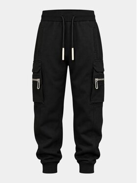 MADE BY SOCIETY MADE BY SOCIETY Spodnie materiałowe BASE Pants - P37679 Czarny Basic Fit