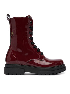 Tommy Hilfiger Tommy Hilfiger Gležnjarji T4A5-35173-0775 M Bordo rdeča