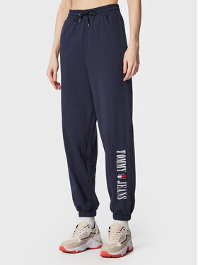 Tommy Jeans Tommy Jeans Pantaloni trening Archive DW0DW14994 Bleumarin Relaxed Fit