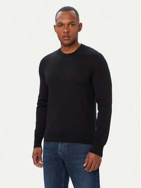 BOSS BOSS Pulover Leno 50571914 Negru Regular Fit
