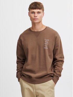 Solid Solid Felpa 21108019 Marrone Regular Fit