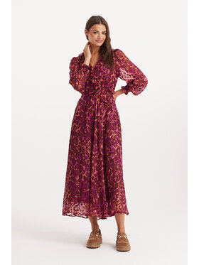 CASTELLANI CASTELLANI Sukienka codzienna Ida Fioletowy Regular Fit