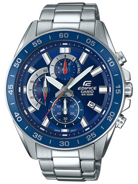 Casio Casio Zegarek EFV-550D-2AVUEF Srebrny