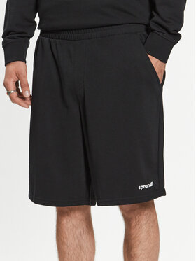 Sprandi Sprandi Short de sport SP3-SKM030 Noir Regular Fit