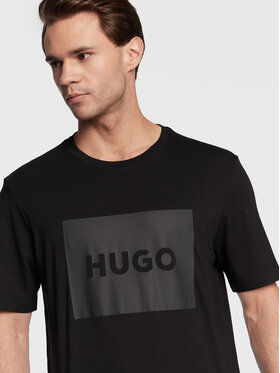 Hugo Hugo Tričko Dulive222 50467952 Čierna Regular Fit