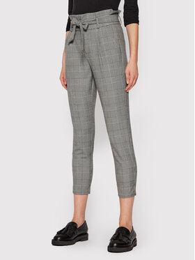 Vero Moda Vero Moda Текстилни панталони Eva 10209834 Сив Loose Fit