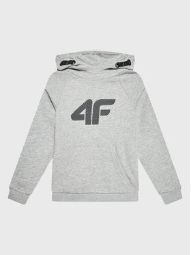 4F 4F Sweatshirt HJZ22-JBLM002 Grau Regular Fit