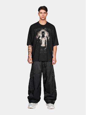 MADE BY SOCIETY MADE BY SOCIETY T-Shirt Unsaint - T17967 Czarny Basic Fit