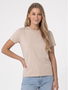 BASICLO BASICLO T-Shirt BSL-004-30 Beżowy Regular Fit