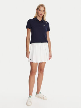 Lacoste Lacoste Тениска с яка и копчета PF7839 Тъмносин Classic Fit