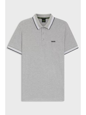 BOSS BOSS Polo 50469055-070 Szary Regular Fit
