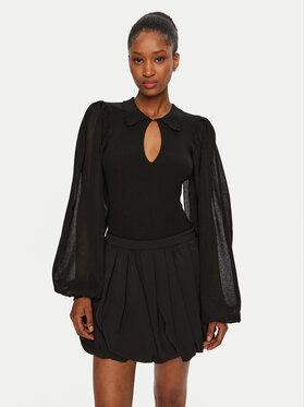 Munthe Munthe Bluză 244160424471 Negru Regular Fit