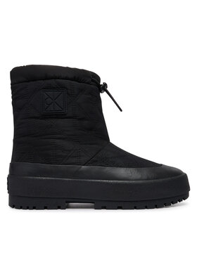 Calvin Klein Calvin Klein Апрески Vulc Flatform Snowboot Nyl Aop HW0HW03437 Черен