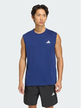 adidas adidas Koszulka techniczna 163621 Niebieski jasny Regular Fit