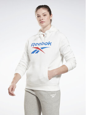 Reebok Reebok Sweatshirt Identity Big Logo H54749 Weiß Loose Fit