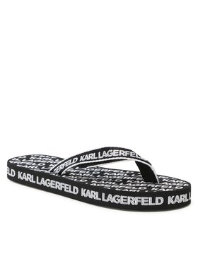 KARL LAGERFELD KARL LAGERFELD Žabky KL81003 Y01 Čierna