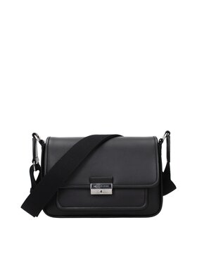 Michael Kors Michael Kors Torebka Black Leather Crossbody Czarny