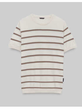 Borgio Borgio T-Shirt positano Biały Classic Fit