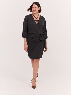 Fiorella Rubino Fiorella Rubino Vestito da giorno 7083T201874N033 Nero Slim Fit