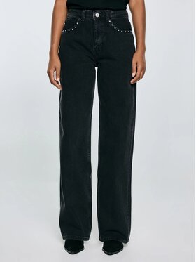 BIG STAR BIG STAR Jeansy ATREA_929_190 Czarny Wide Leg