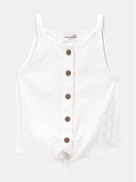 Coccodrillo Coccodrillo Топ WC4140501HGK Білий Regular Fit