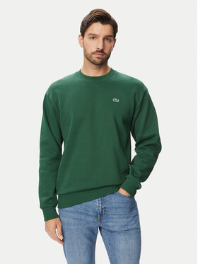 Lacoste Lacoste Pulóver SH8868 Sötétzöld Regular Fit