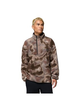 Columbia Columbia Polar Helvetia™ II Printed Half Snap Fleece Brązowy Regular Fit