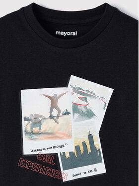 Mayoral Bluza 4022 Črna Regular Fit