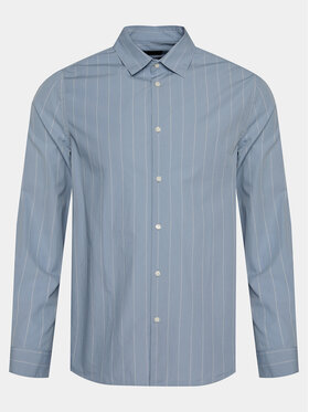 Sisley Sisley Košile 5B8SSQ03A Modrá Regular Fit