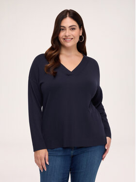 Fiorella Rubino Fiorella Rubino Sweter M072E002063N034 Niebieski Regular Fit