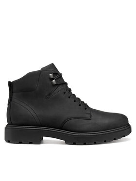 Geox Geox Schnürschuhe U Spherica Ec7 U56FRC 000FF C9999 Schwarz