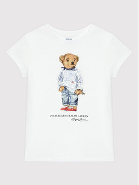 Polo Ralph Lauren Polo Ralph Lauren T-Shirt 313864866001 Biały Regular Fit