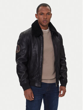 Milestone Milestone Кожено яке Tom 531041 21070 Кафяв Regular Fit