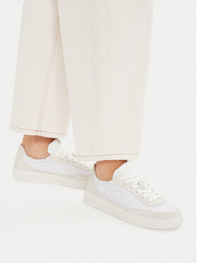 Tommy Hilfiger Tommy Hilfiger Laisvalaikio batai Th Heritage Nylon Sneaker FW0FW09405 Balta